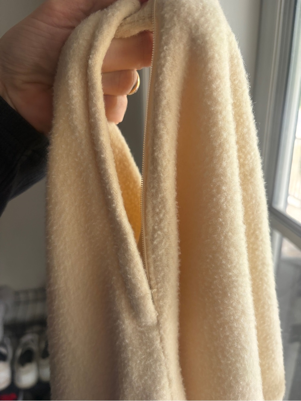 Vintage Cream A-Line Midi Skirt - Picture 8 of 11